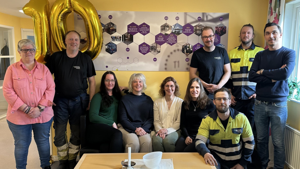 Algol Chemicals anläggning i Kvarntorp firar 10-årsjubileum i år.