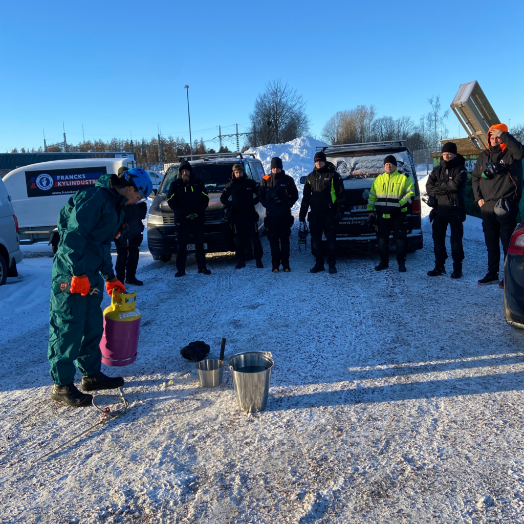 Ammoniakutbildning hos våra kunder